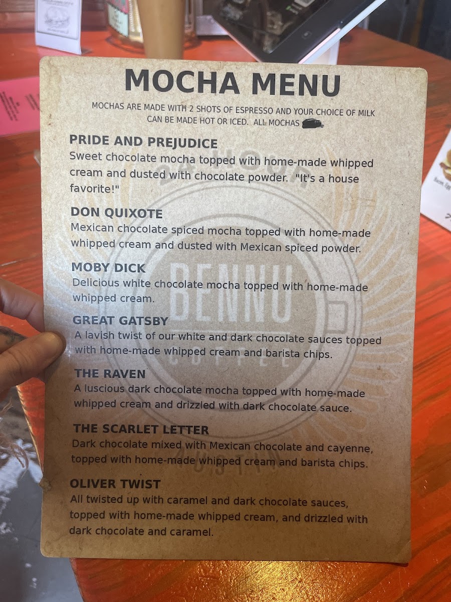 Bennu Coffee Menu - Image 5